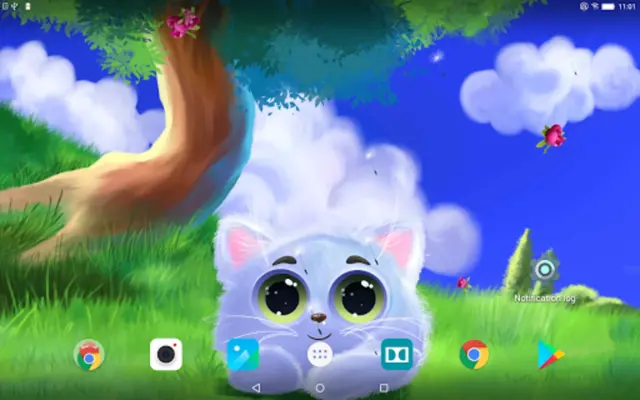 Animated Cat Live Wallpaper android App screenshot 0