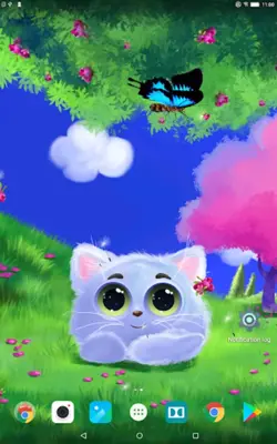 Animated Cat Live Wallpaper android App screenshot 1